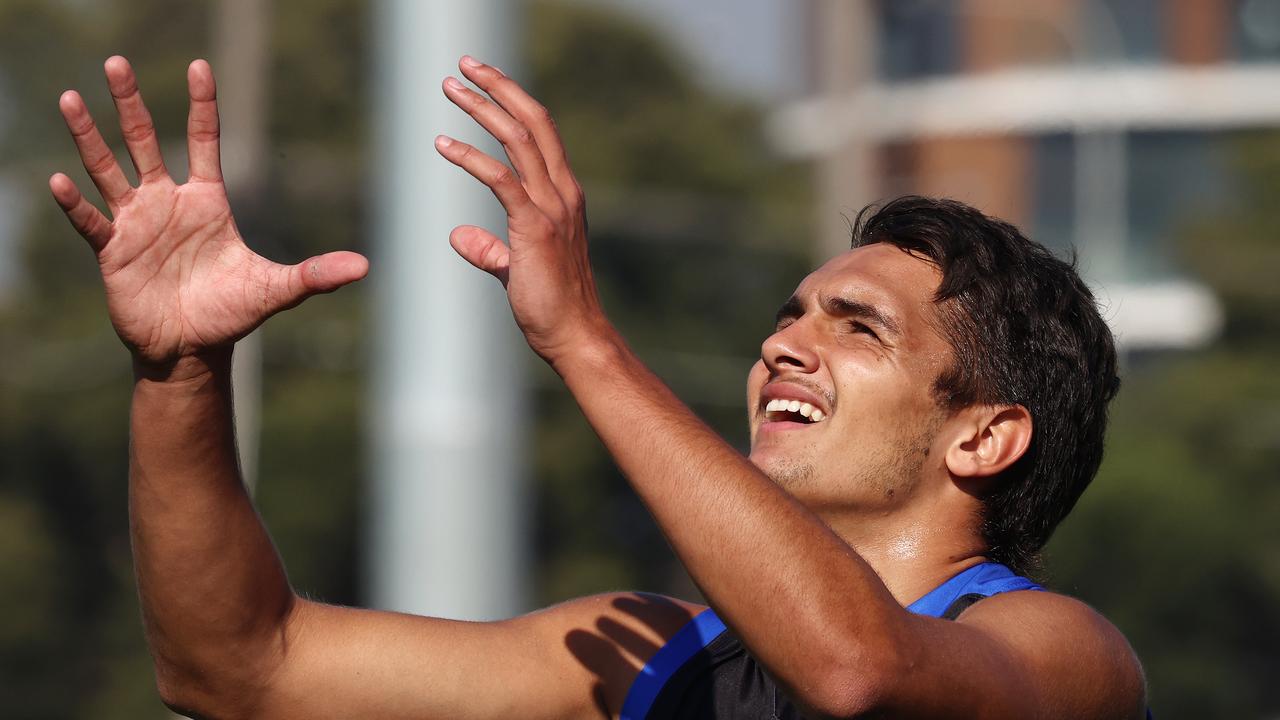 Jamarra Ugle-Hagan is set to play only one quarter of footy in a month. Picture: Michael Klein