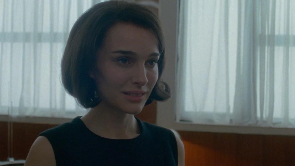 Natalie Portman playing Jackie O in Jackie