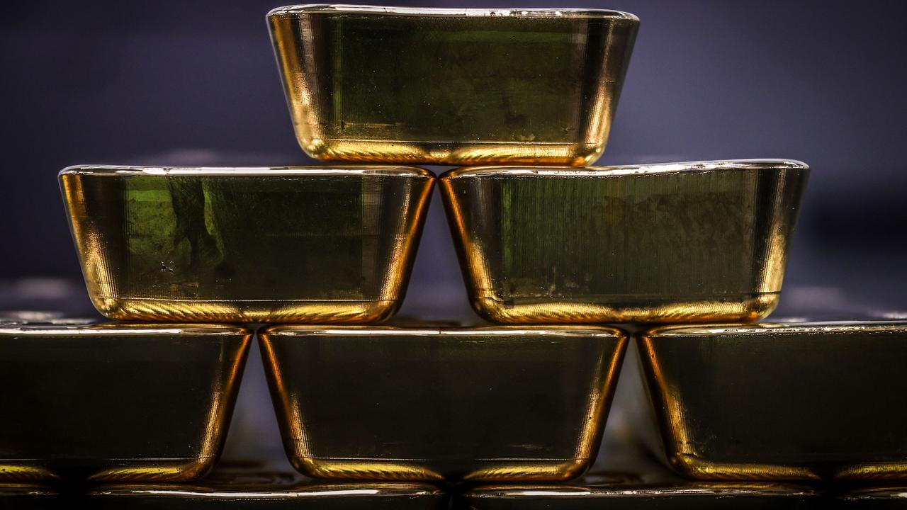 Gold is a defensive asset class, so favoured in uncertain times. Picture: David Gray/AFP