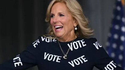 First Lady Jill Biden arrives at a campaign event in Raleigh, North Carolina, on June 28, 2024. AFP via Getty Images