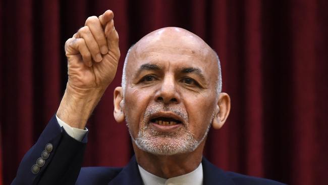 Afghan President Ashraf Ghani. Picture: AFP