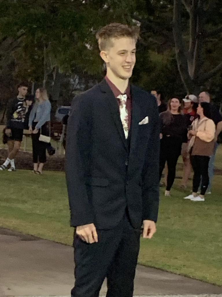 The students arrive at the St James Lutheran College formal.