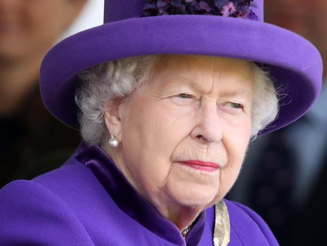 BRAEMAR, SCOTLAND - SEPTEMBER 07: Queen Elizabeth II during the 2019 Braemar Highland Games at The Princess Royal and Duke of Fife Memorial Park on September 07, 2019 in Braemar, Scotland. (Photo by Chris Jackson/Getty Images)