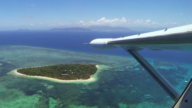 Hundreds of visitors from across the world travel to Green Island, east of Cairns, every day. Picture: Brendan Radke.
