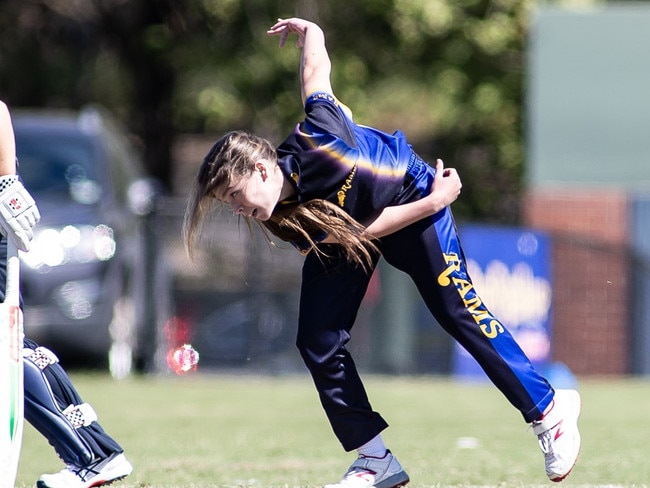 “Bobbie’’: Olivia Thomas. Pic: Arj Giese, Cricket Victoria.