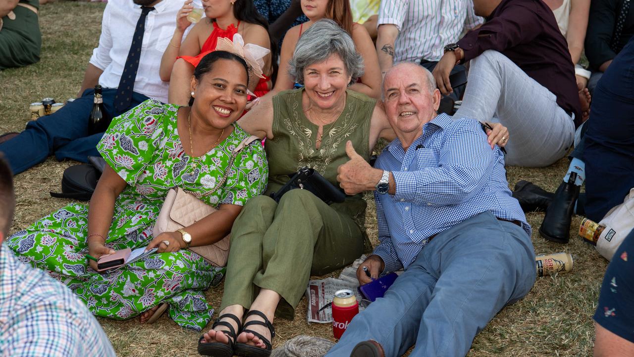 Thousands of people descended at the 2024 Darwin Cup Carnival, Fannie Bay. Picture: Pema Tamang Pakhrin