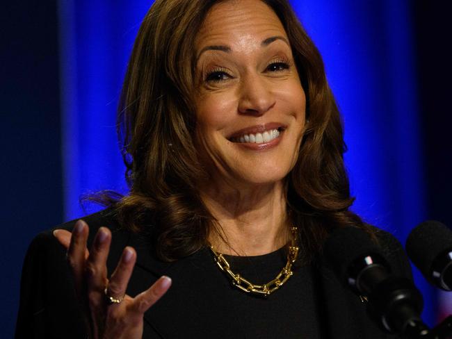 PITTSBURGH, PENNSYLVANIA - SEPTEMBER 25: US Vice President and Democratic nominee for President Kamala Harris speaks at an event hosted by The Economic Club of Pittsburgh at Carnegie Mellon University on September 25, 2024 in Pittsburgh, Pennsylvania. During the speech, Harris gave details about her economic platform, including ways to support small businesses and making home ownership more attainable, among other policy proposals.   Jeff Swensen/Getty Images/AFP (Photo by JEFF SWENSEN / GETTY IMAGES NORTH AMERICA / Getty Images via AFP)