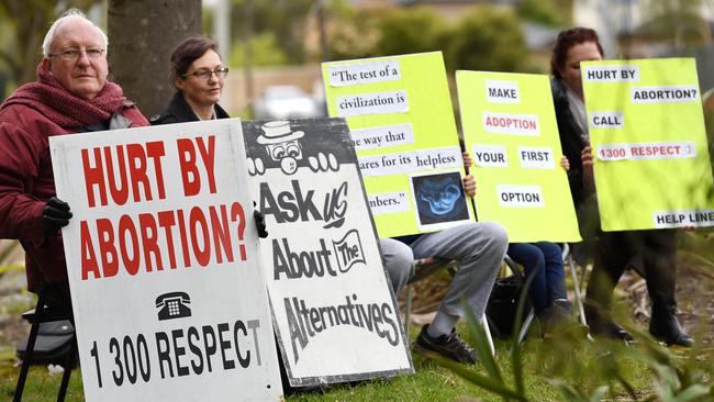 Safe access zones are now legislated everywhere in Australia, meaning that clients can access clinics without fear of harassment or intimidation. Picture: Steve Tanner