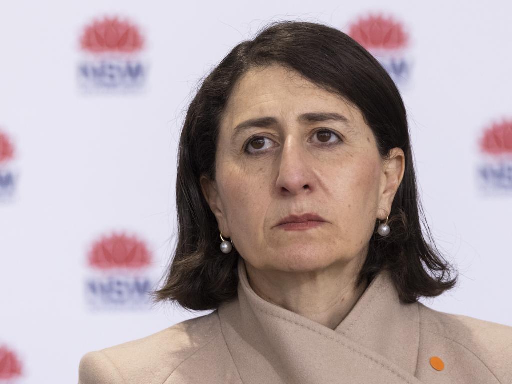 Premier Gladys Berejiklian announced on Tuesday NSW must administer 6 million new Covid-19 vaccinations if greater Sydney’s lockdown was to be eased by August 28. Picture: Brook Mitchell/Getty Images.