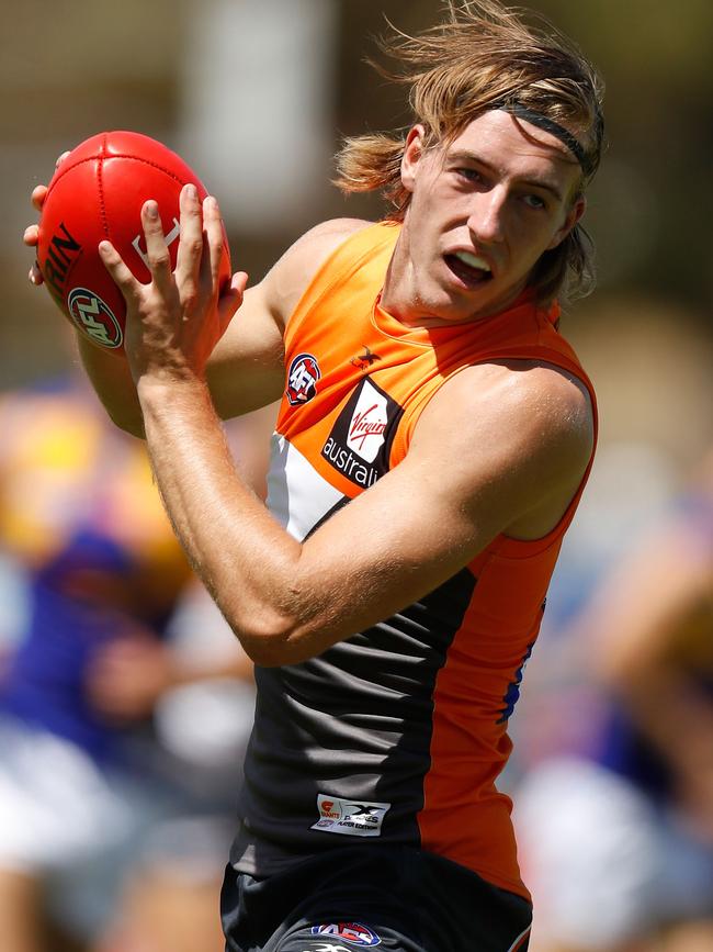 Will Setterfield in action for GWS.