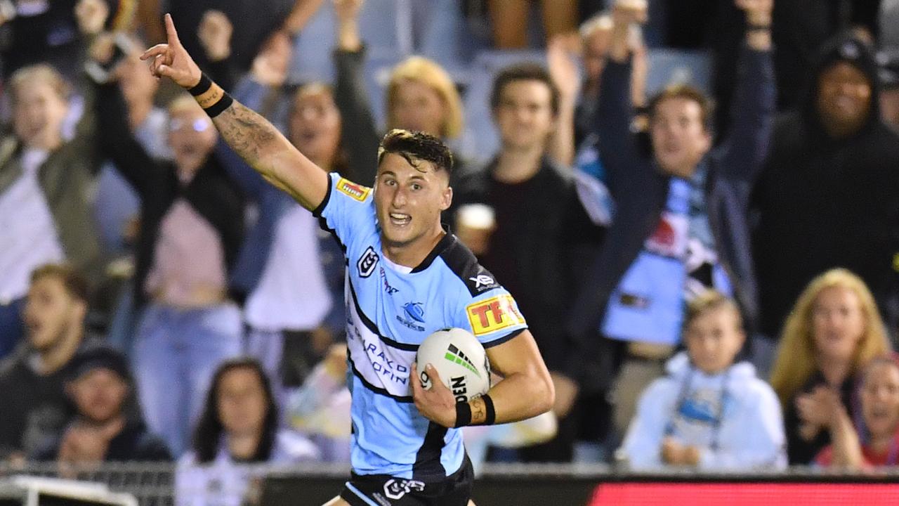 Bronson Xerri has laid claim to being the NRL’s fastest man with a sizzling sideline sprint.
