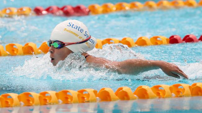 Metropolitan division two action from the Sapsasa State Swimming Championships. Picture: Sarah Reed