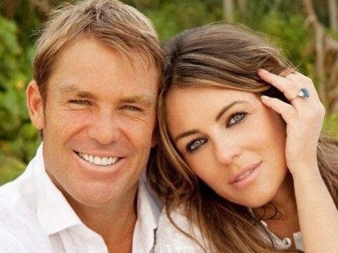 Images of Shane Warne with Elizabeth Hurley which Elizabeth shared on her Instagram page following Shane's tragic death. Source: https://www.instagram.com/p/CauUQbLI_10/