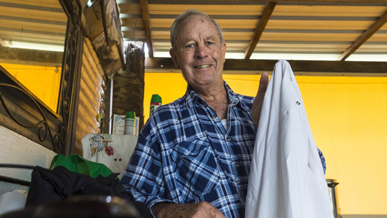 Toowoomba barber Greg Gabbett has been farewelled at a funeral after his death on November 11, 2021. Picture: Kevin Farmer