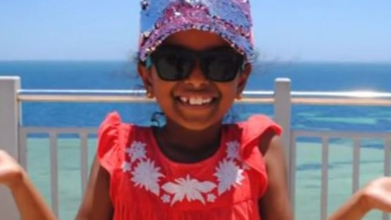 A Perth mother, Prasitha Sasidharan and father Aswath Sasidharan say they were ignored at Perth Children’s Hospital for up to two hours, before the sudden death of their 7-year-old daughter Aishwarya who died at Perth Children's Hospital over the Easter weekend. Picture: 9 News.