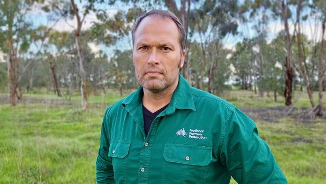 National Farmers Federation president David Jochinke.