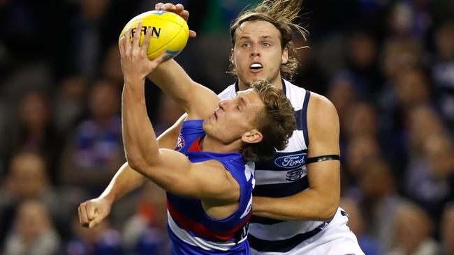 When Naughton is up and firing, there’s virtually no stopping him. Picture: Michael Willson/AFL Photos via Getty Images