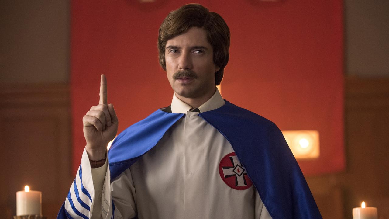 Topher Grace as David Duke — the actor said his character/real-life person is a “terrible, evil man”.