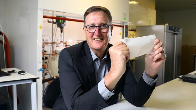 Paul Brennan is CEO of PolyNovo, whose synthetic skin is used to treat burns victims. Picture: Aaron Francis