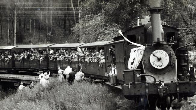 Puffing Billy Railway was very popular in 1954.