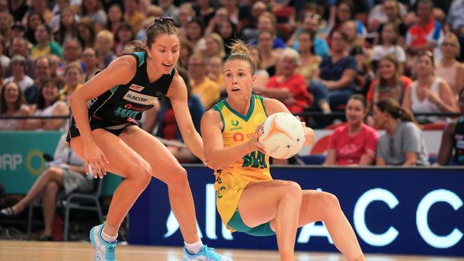 New Daimonds skipper Paige Hadley has backed Wallam to succeed of the Diamonds, when she becomes the third Indigenous woman to don the green and gold. Picture: AAP.