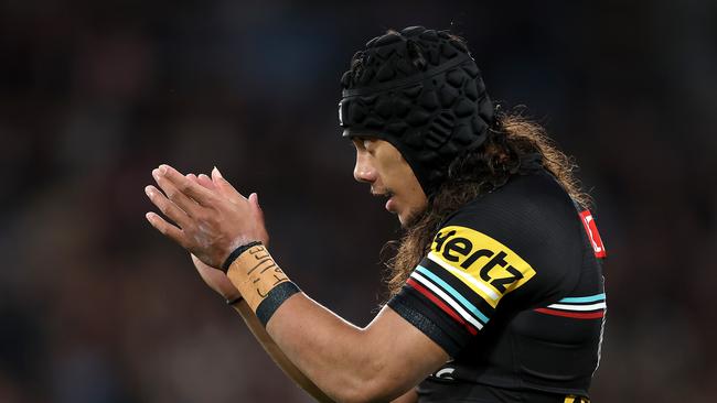 Jarome Luai made an impressive return from a dislocated shoulder for the Panthers in their preliminary final win. Picture: Matt King/Getty Images