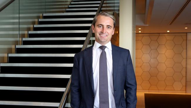 29/01/2018: Matt Comyn; New CEO of the Commonwealth Bank, at their head offices in Sydney.Pic by James Croucher