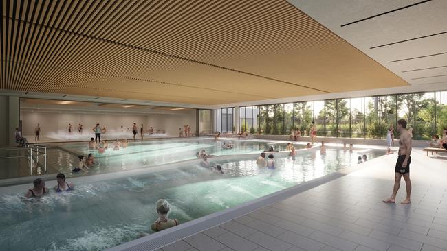 Artist impressions of the warm water pool. Picture: Greater Dandenong Council.