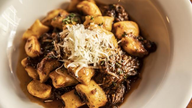 Cultura Espresso Bar and Restaurant’s house-made gnocchi with beef and lamb ragu sauce. Picture: EDDIE SAFARIK