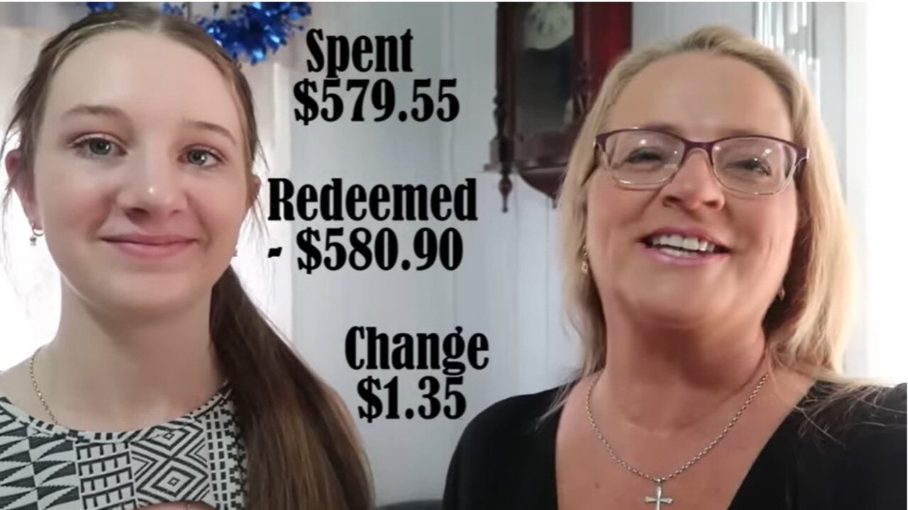 Jeni Bonell has shared how she got two trolleys of shopping for free. Picture: YouTube