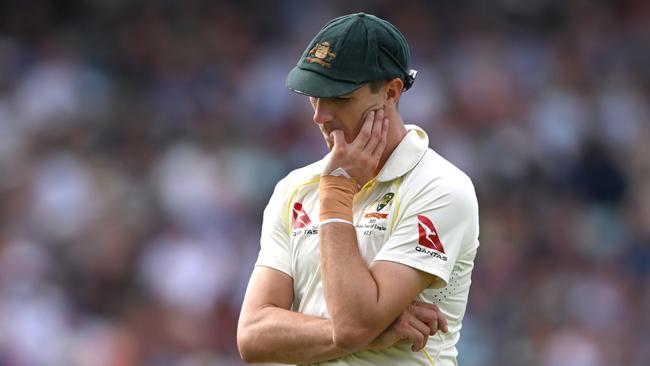 Pat Cummins was criticised for some of his decisions during the Ashes. Picture: Stu Forster/Getty Images