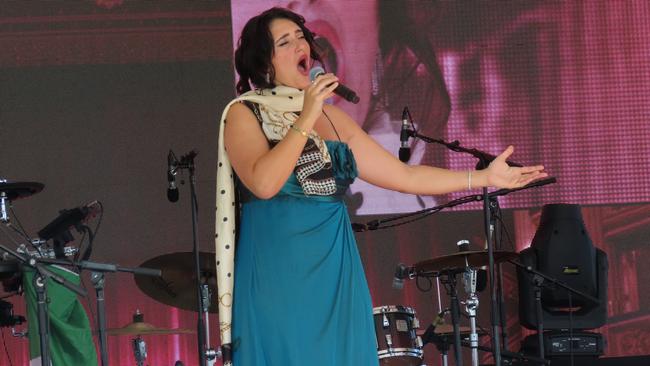 Italian Australian Soprano Rebecca Gulinello. 2025 Darwin Italian Festival. Picture: Aden Hill