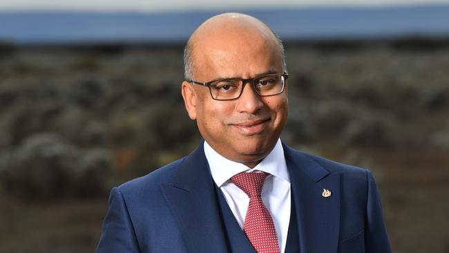 HAPPY CHRISTMAS: Executive Chairman of GFG Alliance Sanjeev Gupta has more planned for Whyalla (AAP Image/David Mariuz)