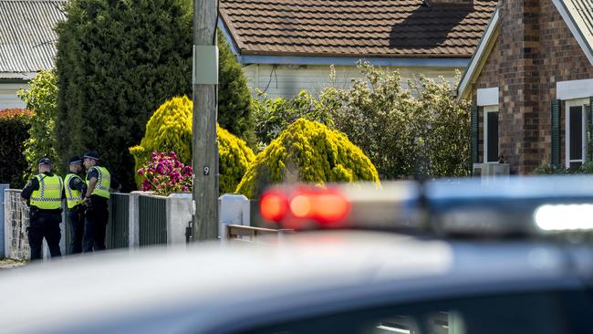 Shed fire at Verdun Street Mowbray where a child was found deceased and another seriously injured. Picture: Rob Burnett