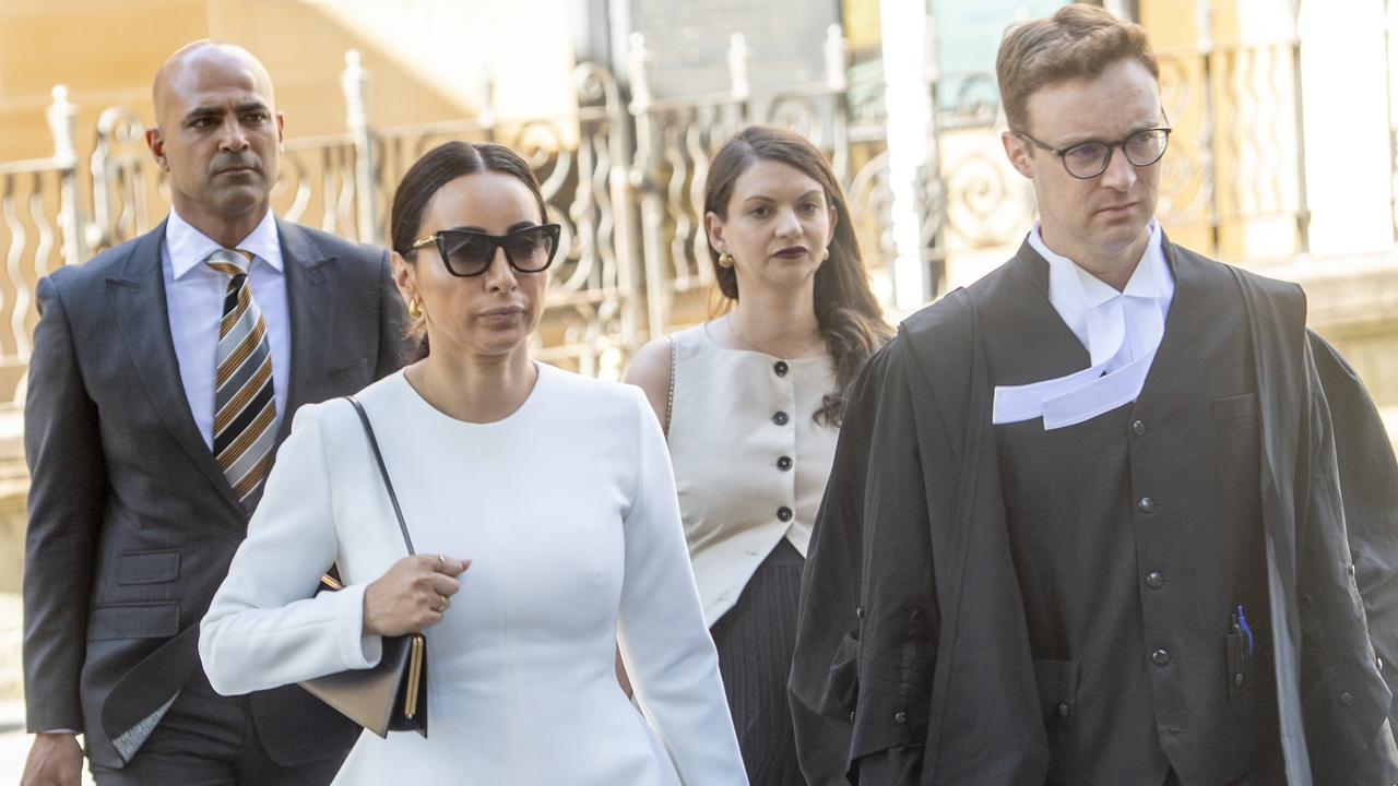 Sacked ABC radio host Antoinette Lattouf arrives at Federal Court, Sydney. Picture: NewsWire / Jeremy Piper