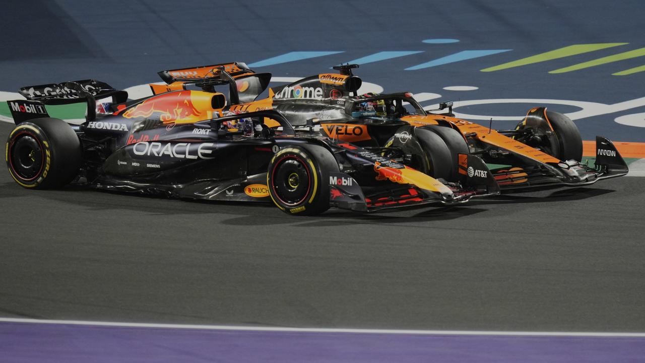 The race saw a controversial turn involving Verstappen and Piastri. Picture: AP Photo/Darko Bandic
