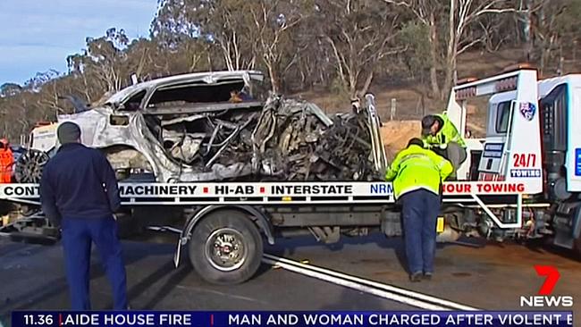 A 11-year-old boy was the sole survivor of the horror crash near Canberra.