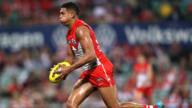 James Bell’s Sydney career is over after the Swans delisted him. Picture: Phil Hillyard