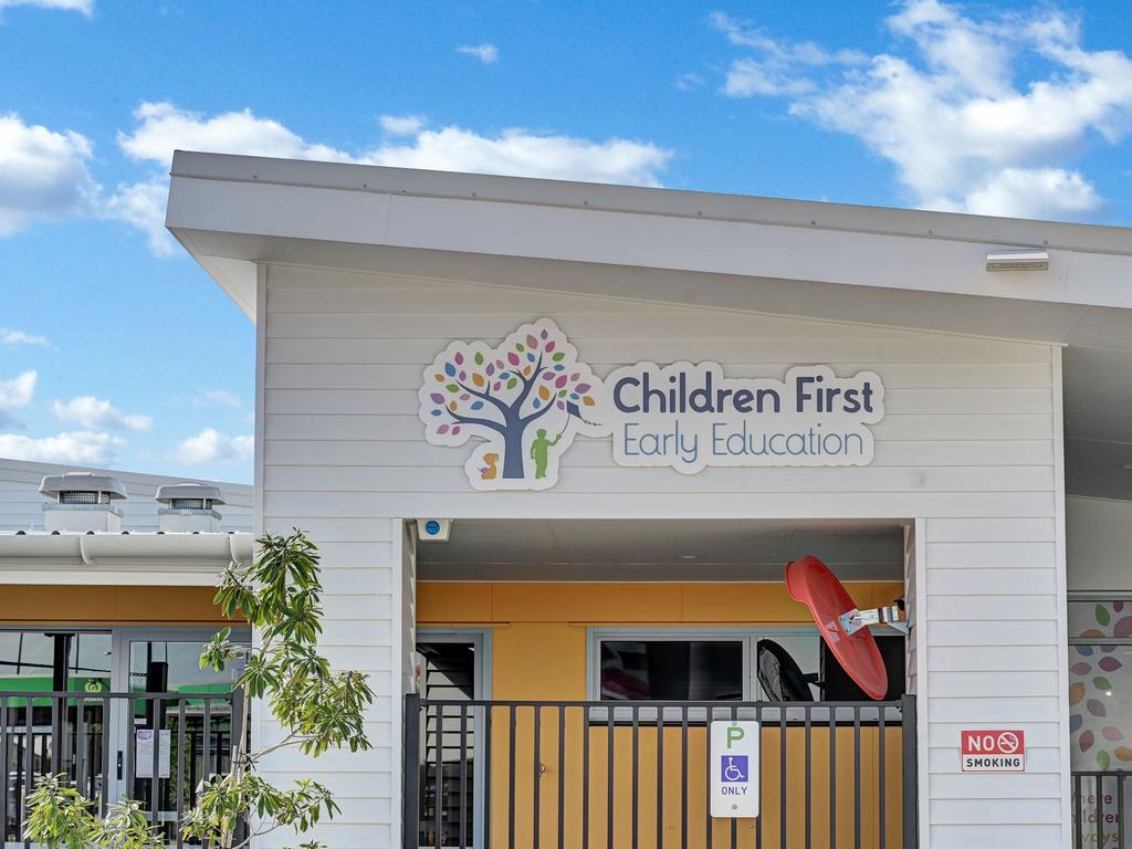 Outside the new child care centre Children First Fairfield. Picture: Supplied.