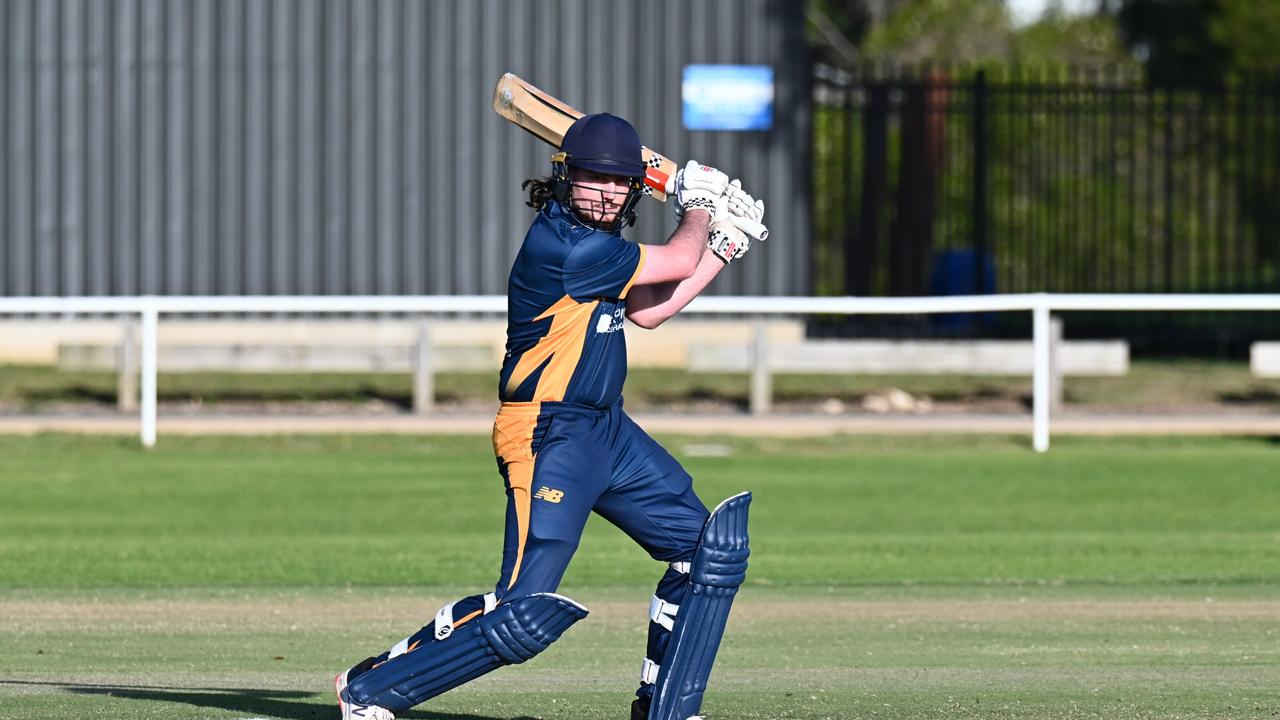 Jack Burns batting for Marshall in Round 1 of the T20 cup. Picture: Wes Cusworth.