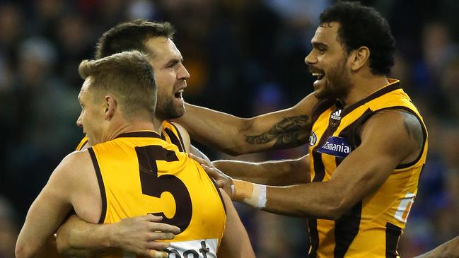 Luke Hodge says he was unaware of the comment raised by Cyril Rioli. Picture: George Salpigtidis