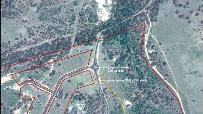 Development plans for a water extraction plant at Cherrabah, Elbow Valley. Picture: contributed