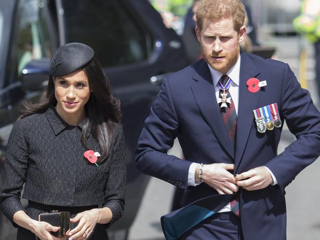 Prince Harry will arrive early at the chapel, while Meghan is expected to arrive about midday. Picture: Danapress/MEGA