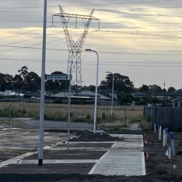 Jessica’s block of land in the Melbourne suburb of Doreen.