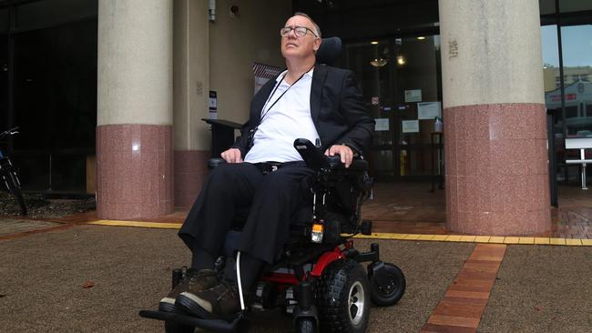 Division 2 councillor Rob Pyne prepares to front the Cairns District Court in relation to defamation allegations. Picture: Peter Carruthers