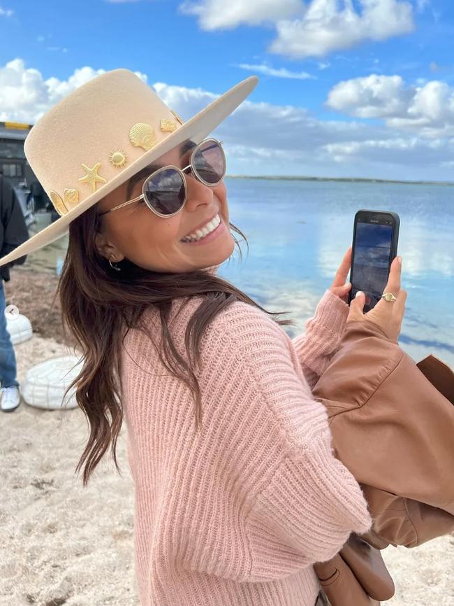The Bachelorette star Brooke Blurton recently shared her trip to South Australia on social media. Picture: Supplied