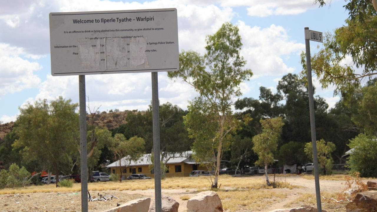 Ilperle Tyathe (Warlpiri) town camp, north of Alice Springs, Sunday, February 9, 2025. Picture: Gera Kazakov