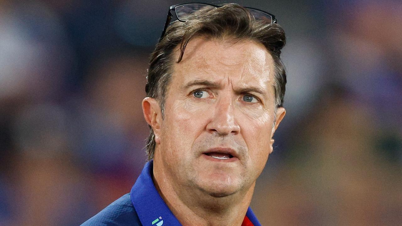 Western Bulldogs coach Luke Beveridge is adamant his team is not in a rebuilding phase. Picture: Dylan Burns / Getty Images