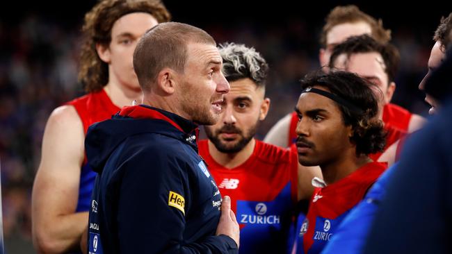 Simon Goodwin and the Demons have lost three games in a row. Picture: Getty Images