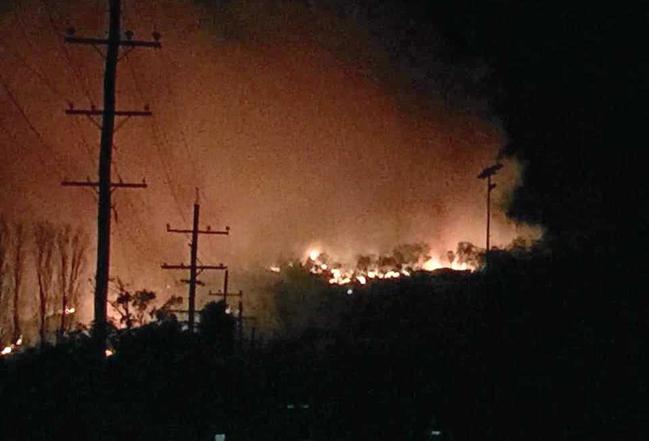 STANTHORPE FIRE: Eyewitness was shocked by scale of blaze. Picture: Trish Cuthbert